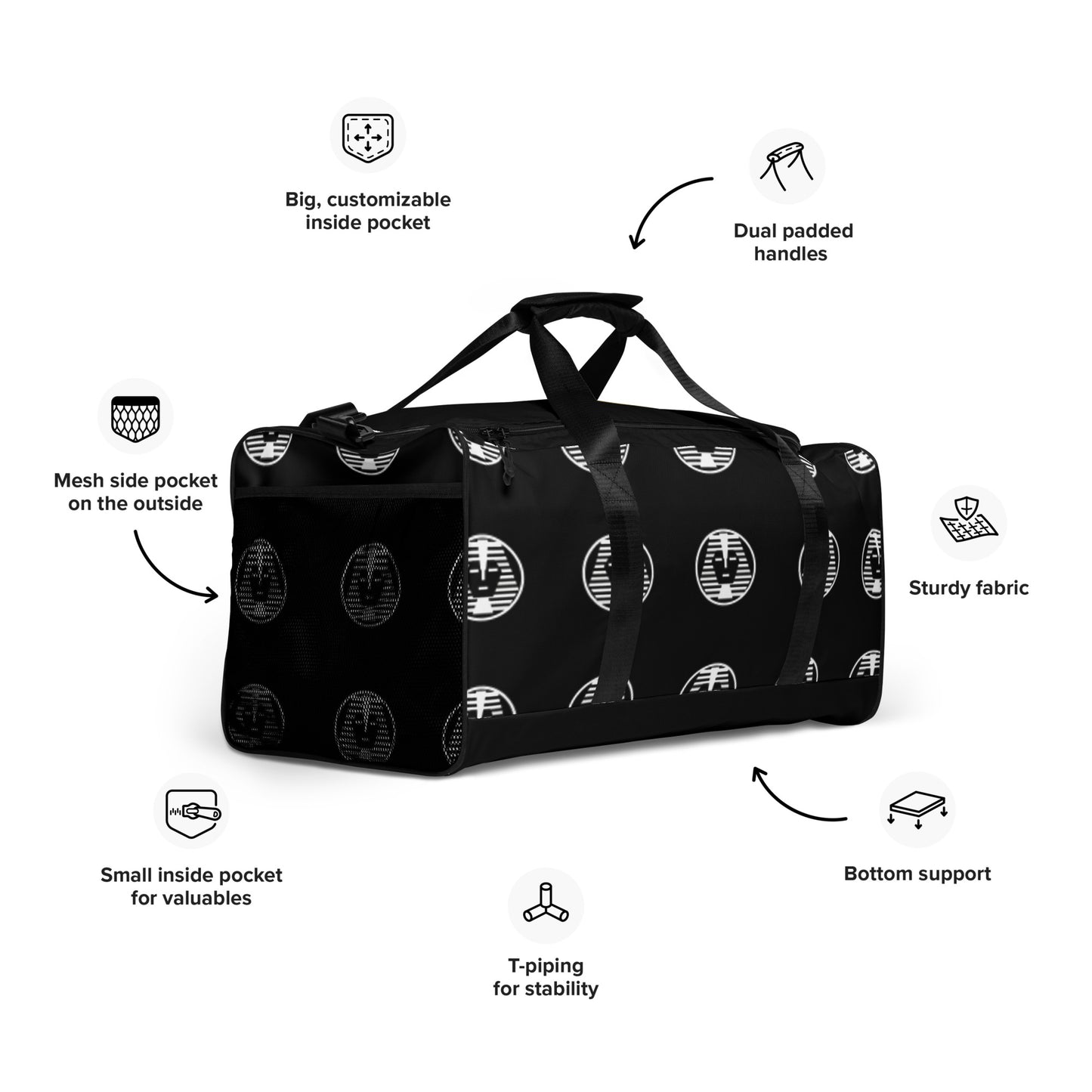 PHARAOH | DUFFLE BAG BLACK 2024